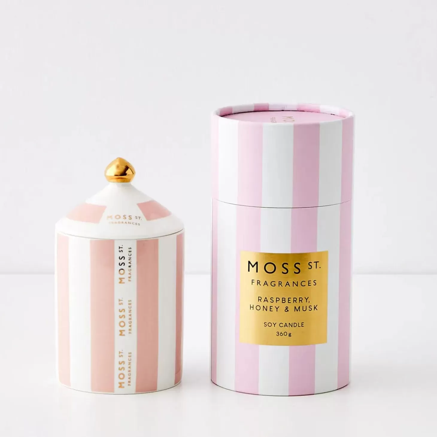 Fashion GigiandTom Raspberry, Honey & Musk Limited Edition Soy Candle