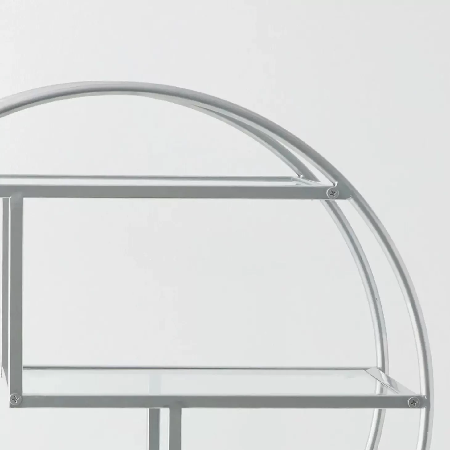 Fashion GigiandTom Vintage Style Bar Cart Silver